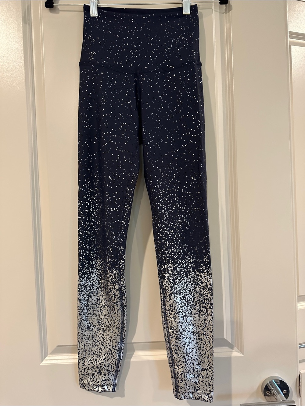 Beyond yoga High-Waist Sparkle Leggings - Navy/White